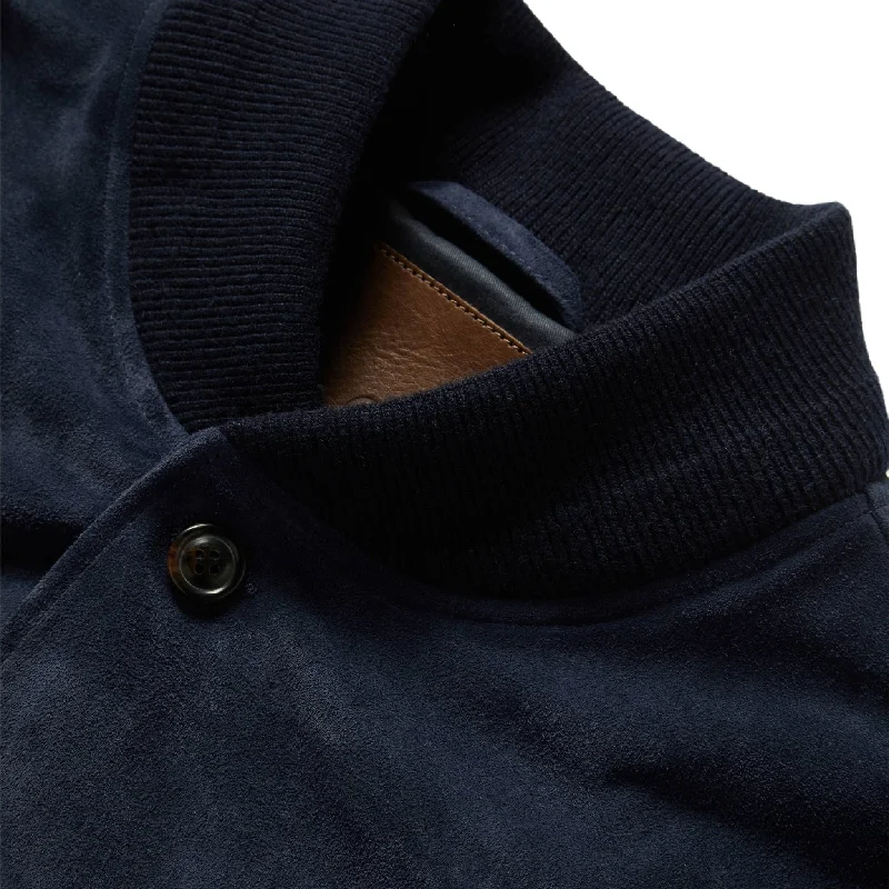 The Aviator Jacket in Midnight Suede