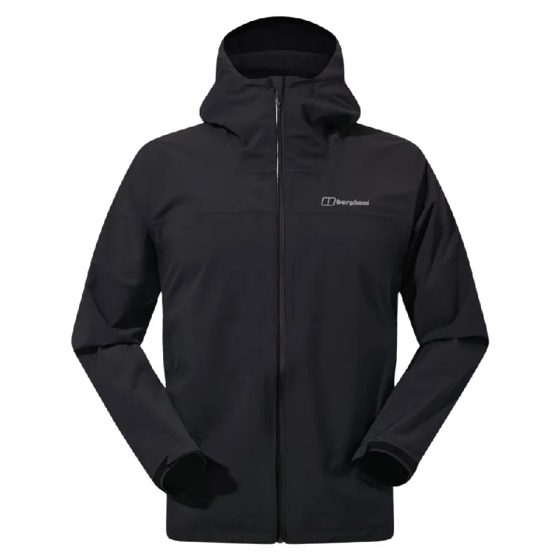 Berghaus Men's Arnaby Hooded Waterproof Jacket (Black)