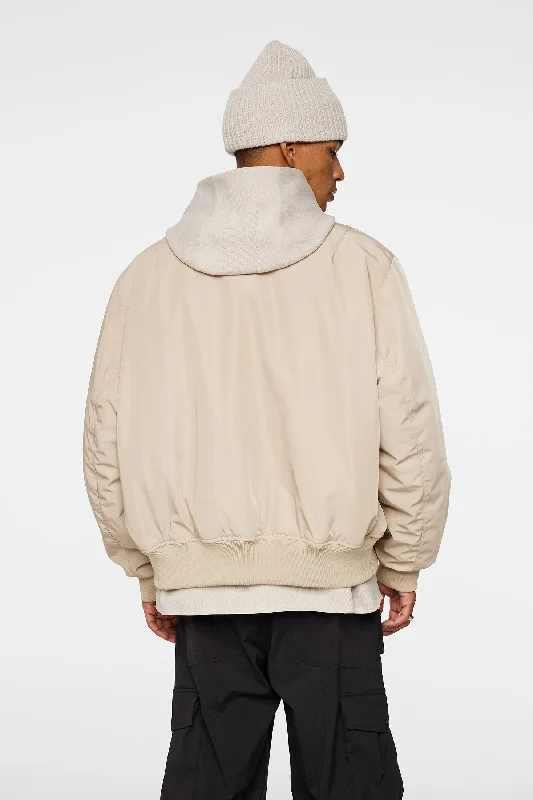 Bradley Bomber Jacket / Moonbeam