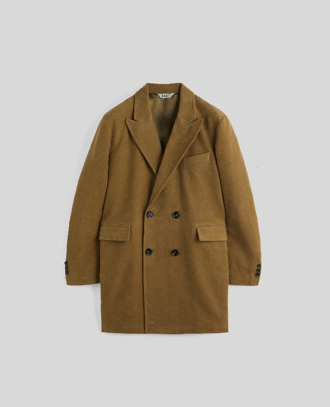 CAPPOTTO CAMEL IN FUSTAGNO - CAMMELLO