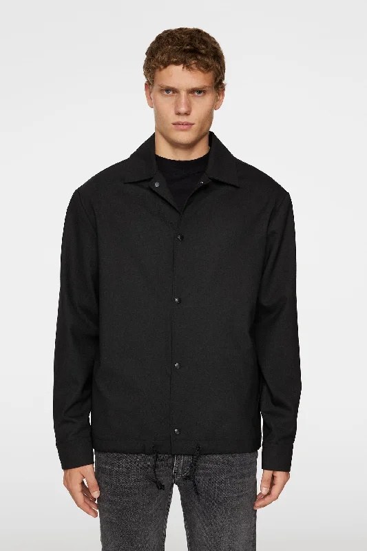 Celian Coach Overshirt / Black