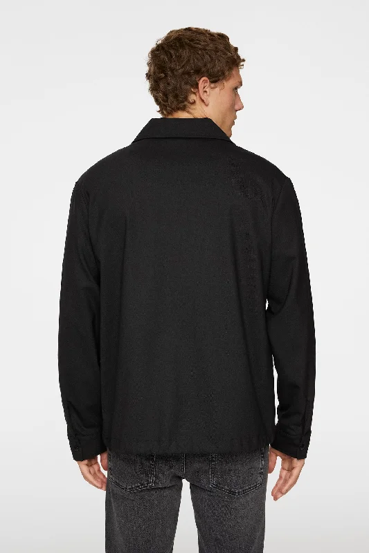 Celian Coach Overshirt / Black