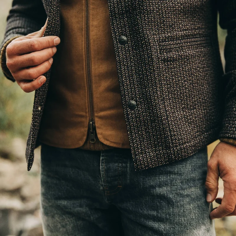 The Decker Jacket in Wool Beach Cloth