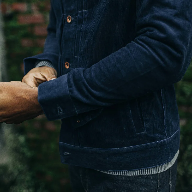 The Dispatch Jacket in Indigo Cord