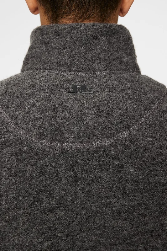 Dustin Wool Fleece Jacket / Light Grey Melange