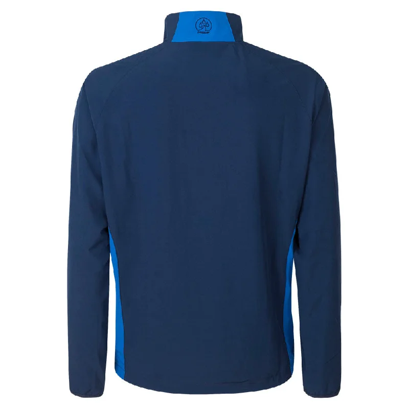 Mens DP World Tour Long Sleeve Wind Jacket - Navy/royal