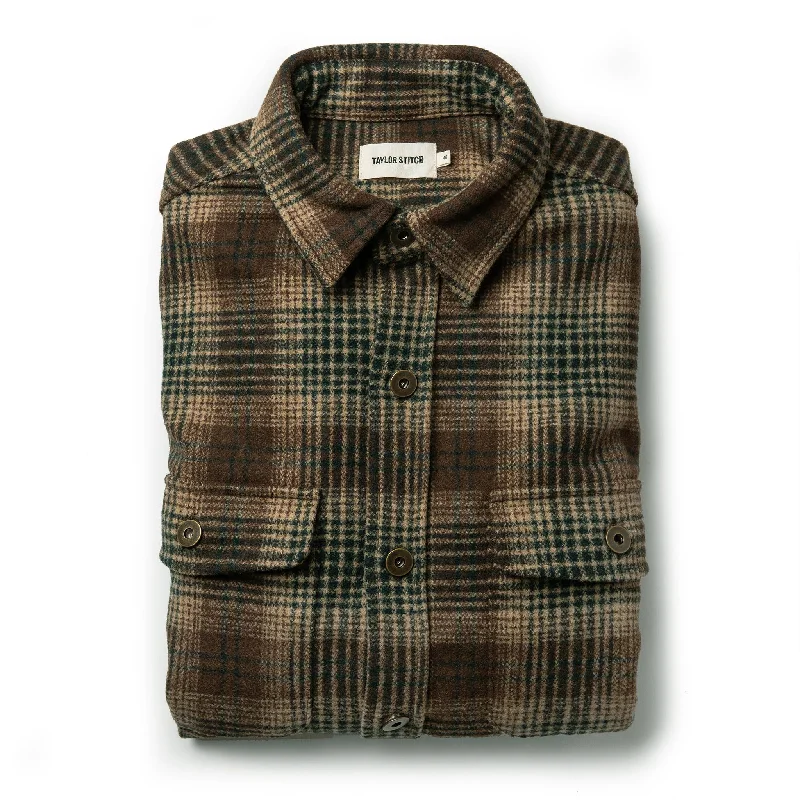 The Explorer Shirt in Tan Plaid