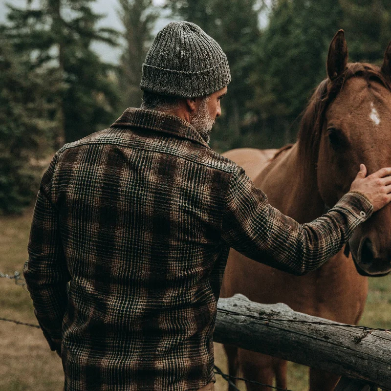 The Explorer Shirt in Tan Plaid