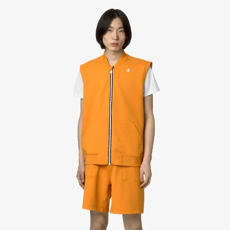 SANDOR LIGHT SPACER - Fleece - Vest - Man - ORANGE MD