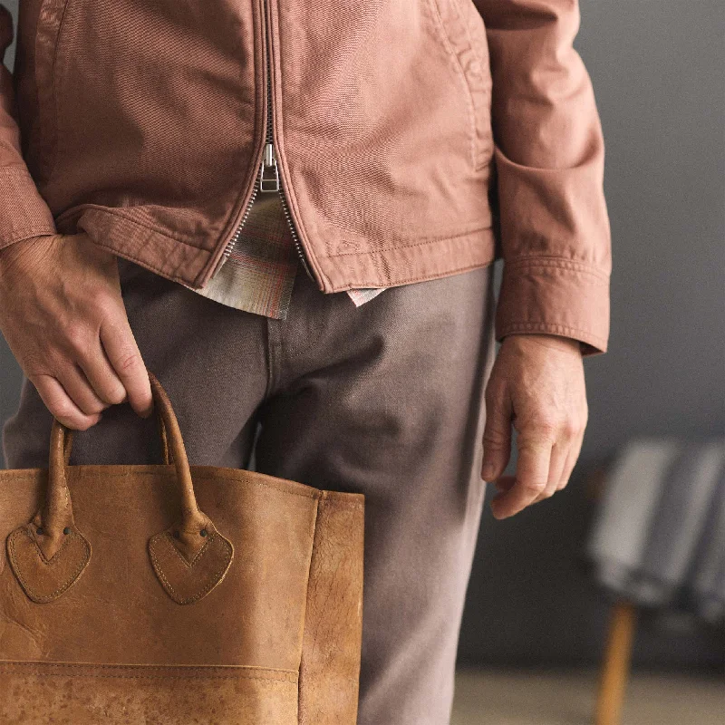 The Flint Jacket in Faded Brick Foundation Twill