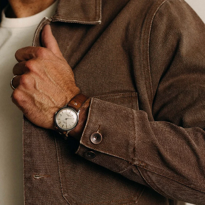 The Fremont Jacket in Aged Penny Chipped Canvas