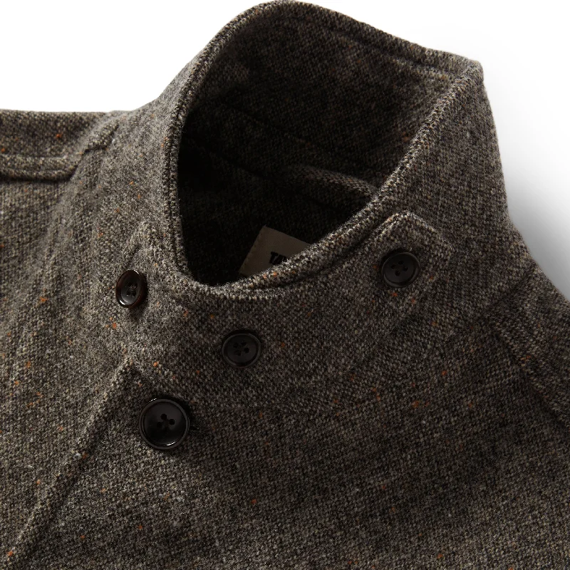 The Gibson Jacket in Khaki Donegal Wool