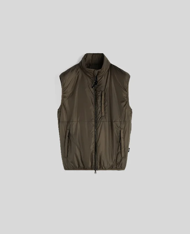 GILET JIL IN TESSUTO TECNICO - MILITARE