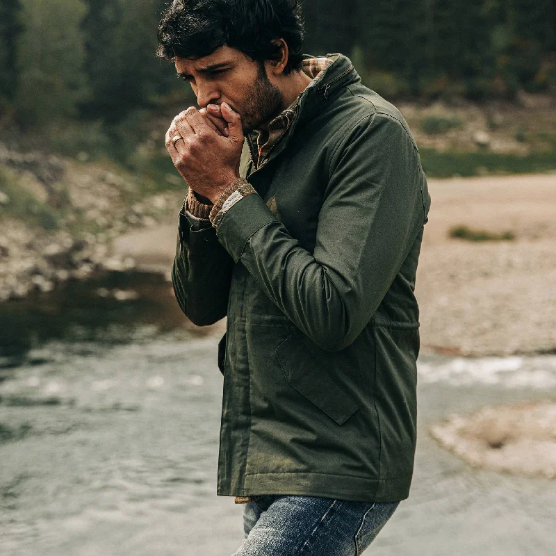 The Harris Jacket in Forest Dry Wax