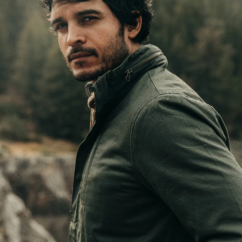 The Harris Jacket in Forest Dry Wax