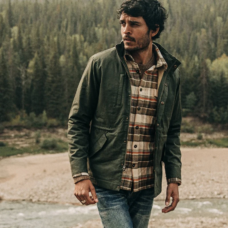 The Harris Jacket in Forest Dry Wax