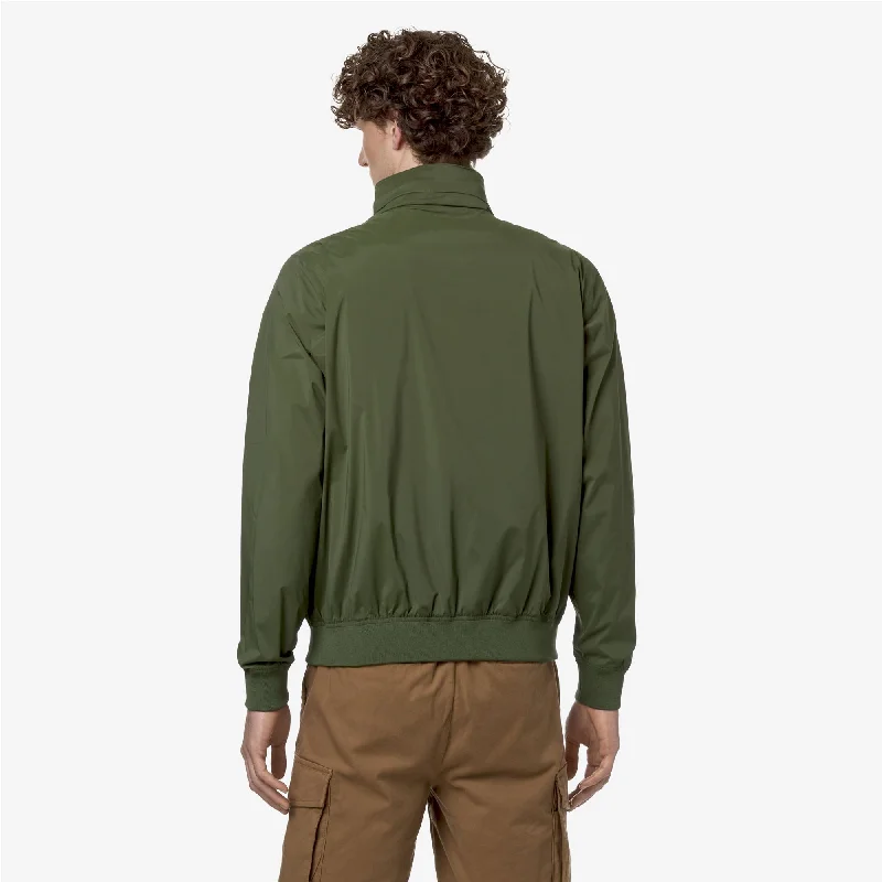 AMAURY  STRETCH NYLON JERSEY - Jackets - Short - Man - GREEN CYPRESS