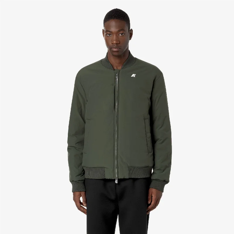 AORELIAN ST WARM REVERSIBLE - Jackets - Short - Man - BLACK PURE-GREEN BLACKISH