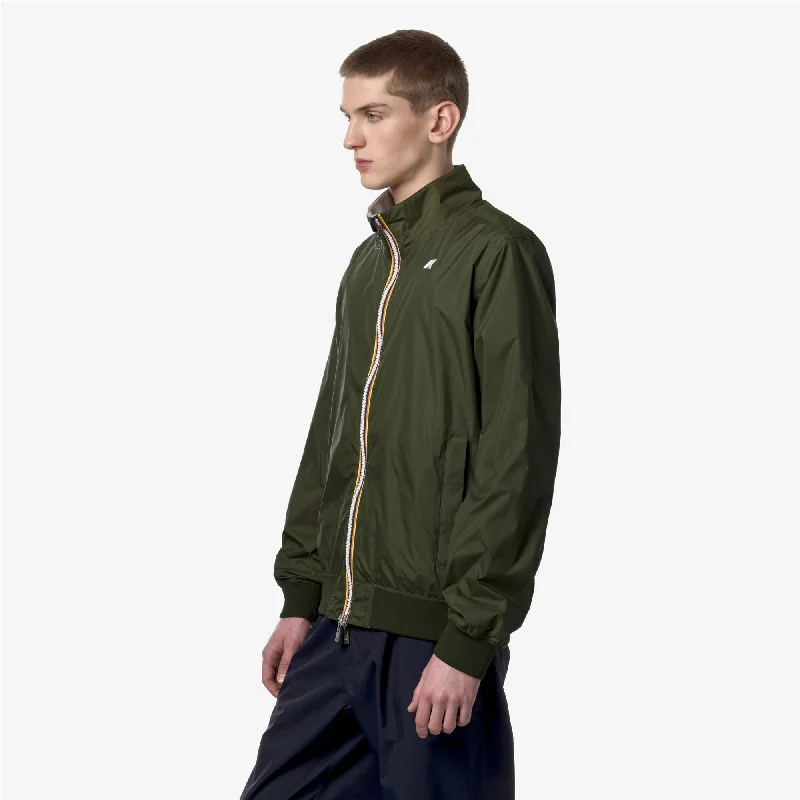 ARSENE PLUS.2 REVERSIBLE - Jackets - Short - Man - GREEN C-BEIGE L