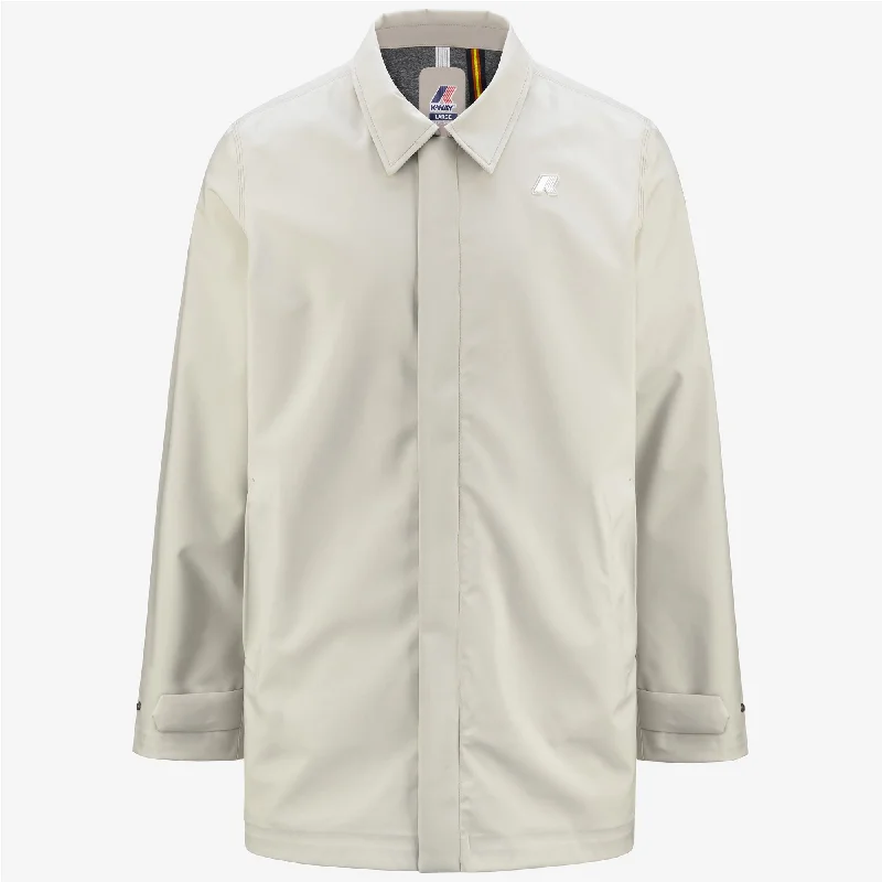 BENNY BONDED JERSEY - Jackets - 3/4 LENGTH - Man - BEIGE LT