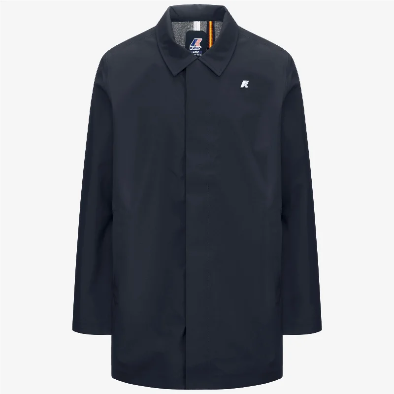 BENNY BONDED JERSEY - Jackets - 3/4 LENGTH - Man - BLUE DEPTH