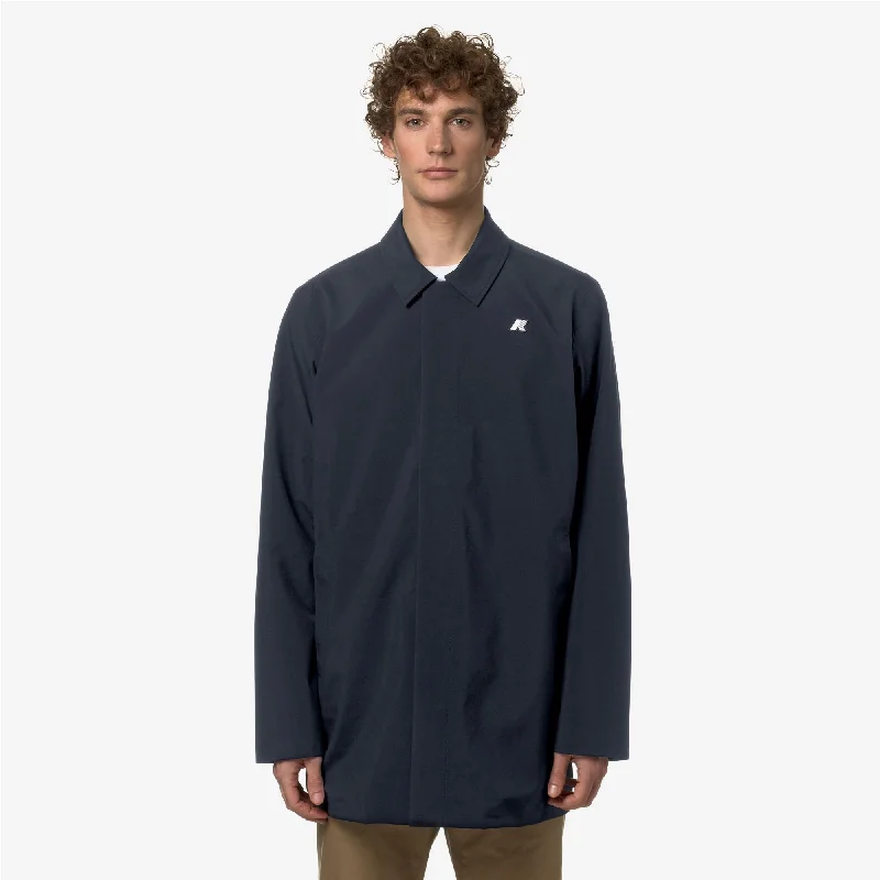 BENNY BONDED JERSEY - Jackets - 3/4 LENGTH - Man - BLUE DEPTH