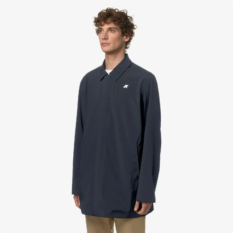 BENNY BONDED JERSEY - Jackets - 3/4 LENGTH - Man - BLUE DEPTH