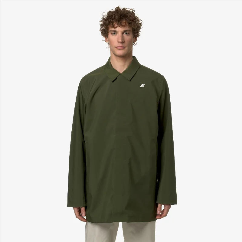 BENNY BONDED JERSEY - Jackets - 3/4 LENGTH - Man - GREEN CYPRESS