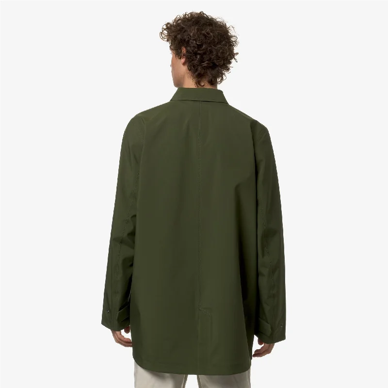 BENNY BONDED JERSEY - Jackets - 3/4 LENGTH - Man - GREEN CYPRESS