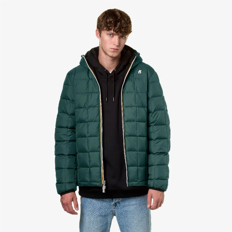 JACK ST THERMO REVERSIBLE - Jackets - Short - Man - BLACK P-GREEN P