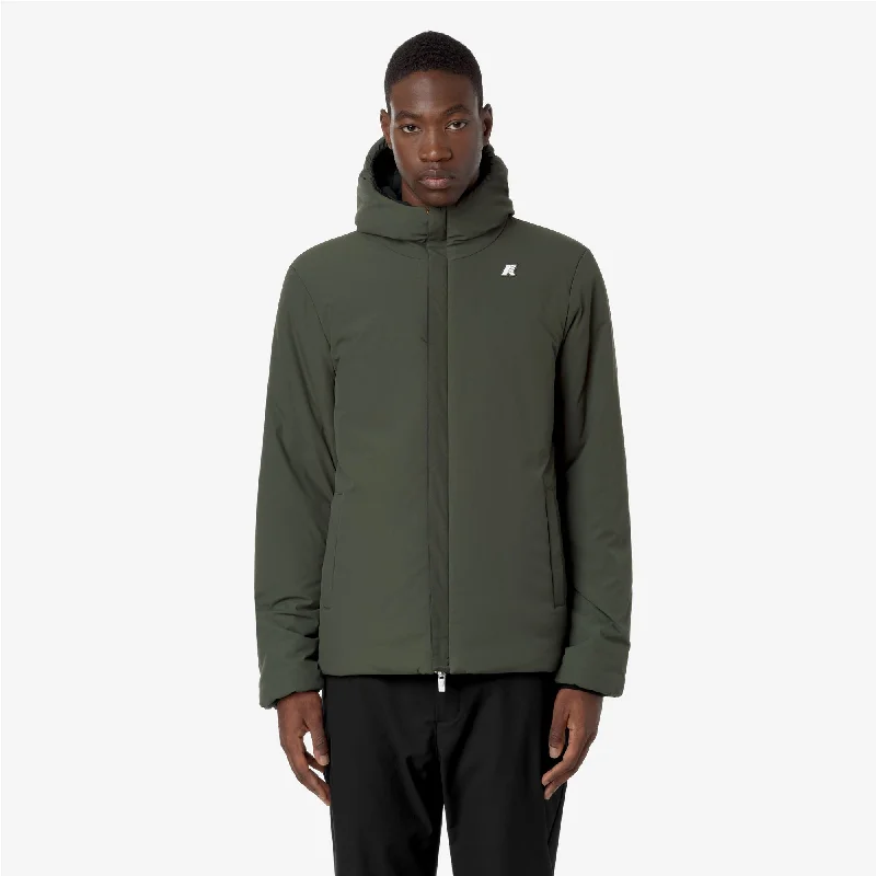 JACK ST WARM REVERSIBLE - Jackets - Short - Man - BLACK PURE-GREEN BLACKISH