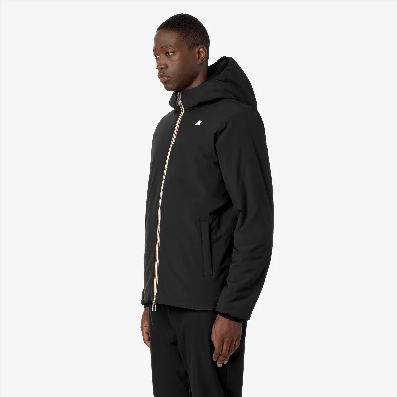 JACK ST WARM REVERSIBLE - Jackets - Short - Man - BLACK PURE-GREEN BLACKISH