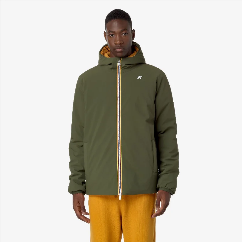 JACK ST WARM REVERSIBLE - Jackets - Short - Man - GREEN C-YELLOW I