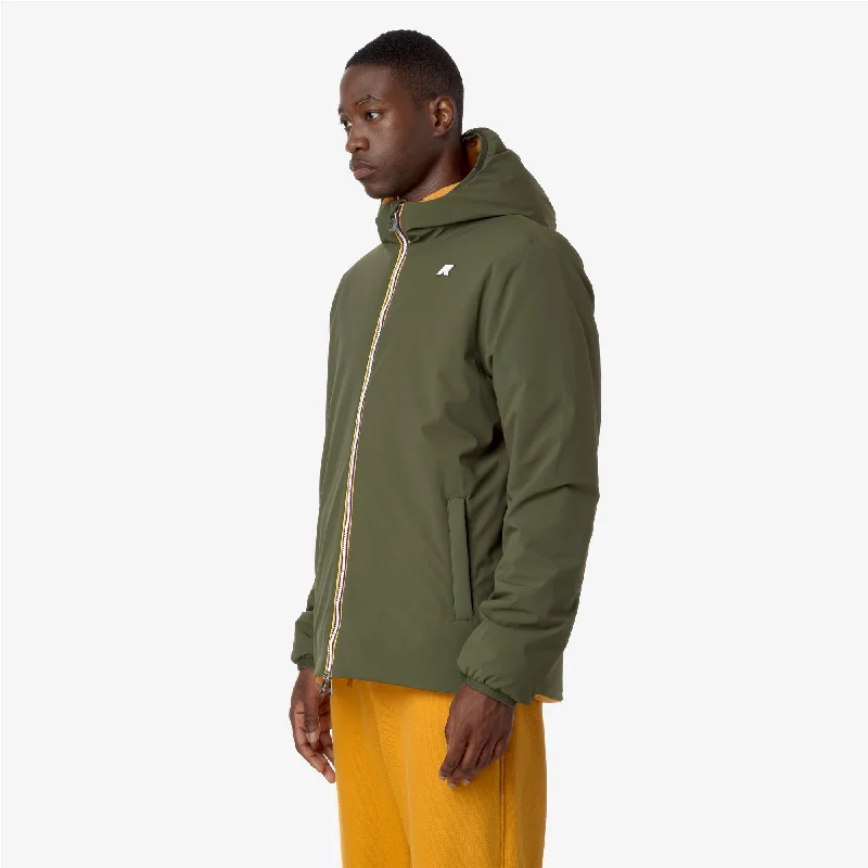 JACK ST WARM REVERSIBLE - Jackets - Short - Man - GREEN C-YELLOW I