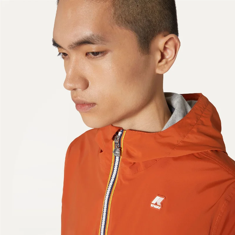 JACK  STRETCH NYLON JERSEY - Jackets - Short - Man - ORANGE COPPER