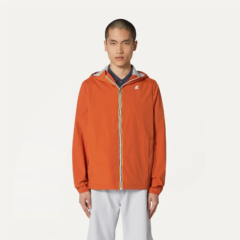 JACK  STRETCH NYLON JERSEY - Jackets - Short - Man - ORANGE COPPER