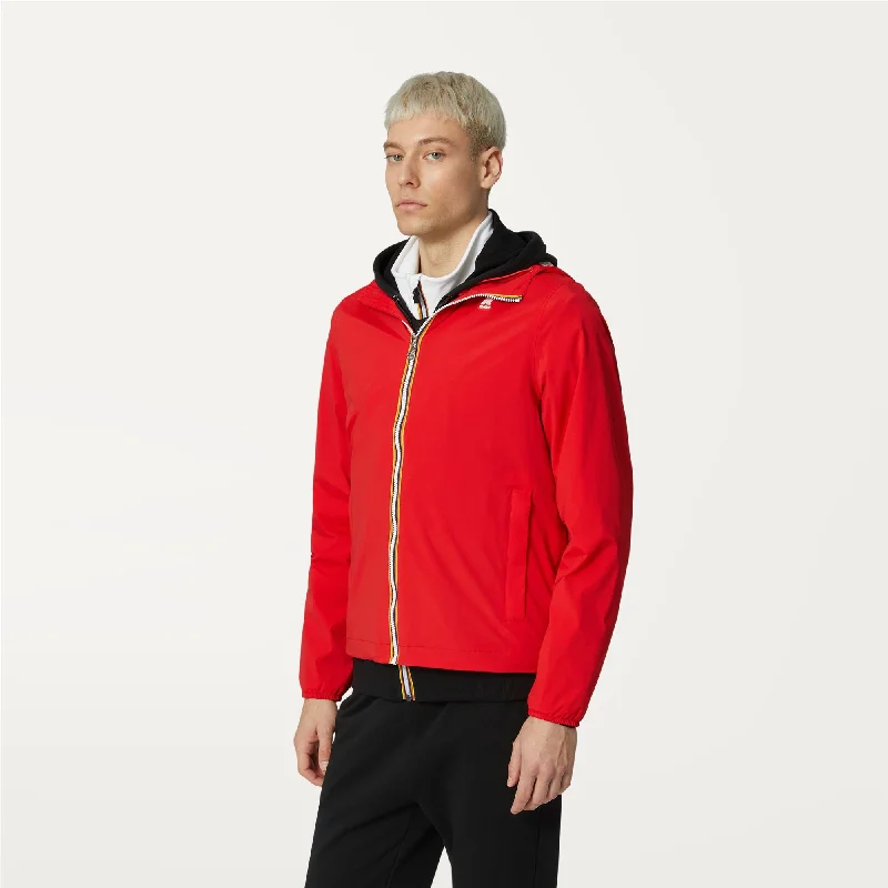 JACK  STRETCH NYLON JERSEY - Jackets - Short - Man - RED