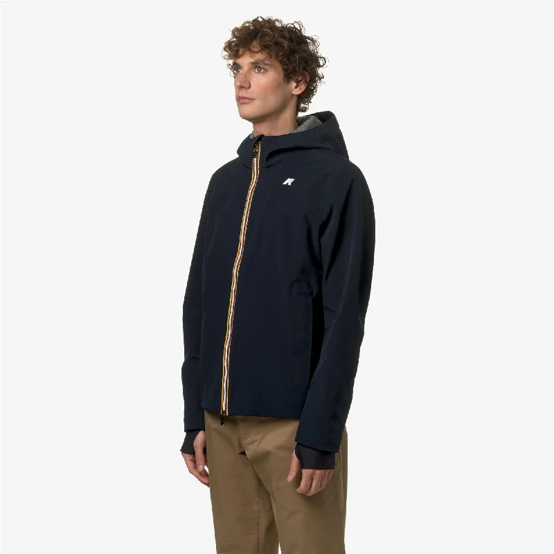 JACKO BONDED JERSEY - Jackets - Short - Man - BLUE DEPTH