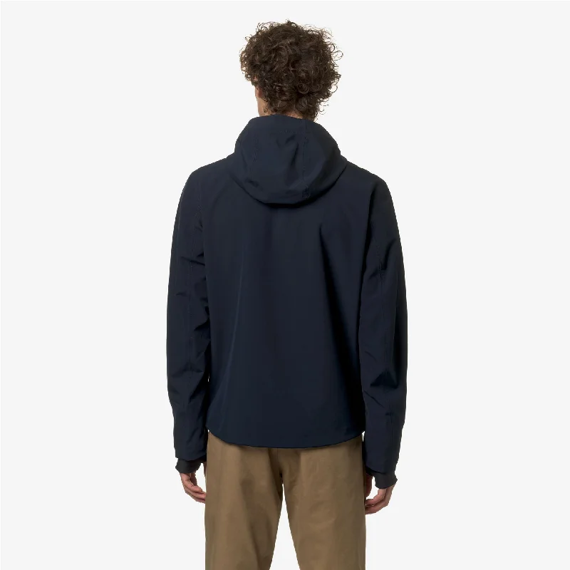 JACKO BONDED JERSEY - Jackets - Short - Man - BLUE DEPTH