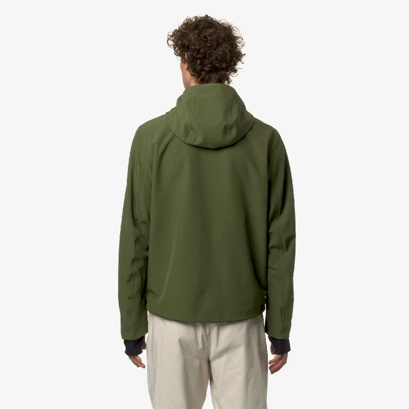 JACKO BONDED JERSEY - Jackets - Short - Man - GREEN CYPRESS