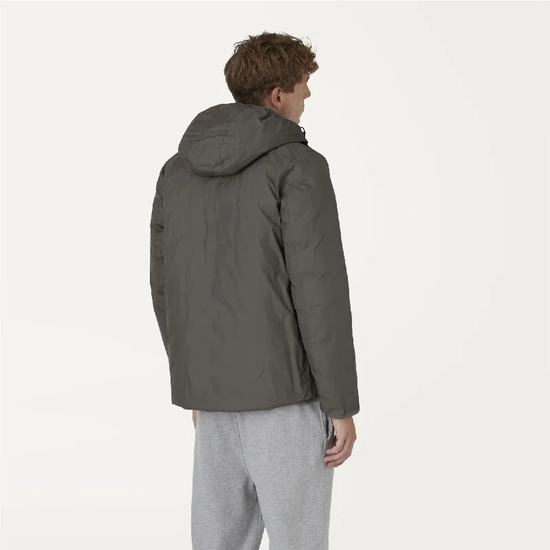 JACQUES THERMO PLUS.2 REVERSIBLE - Jackets - Short - Man - GREY SMOKED-BLACK PURE