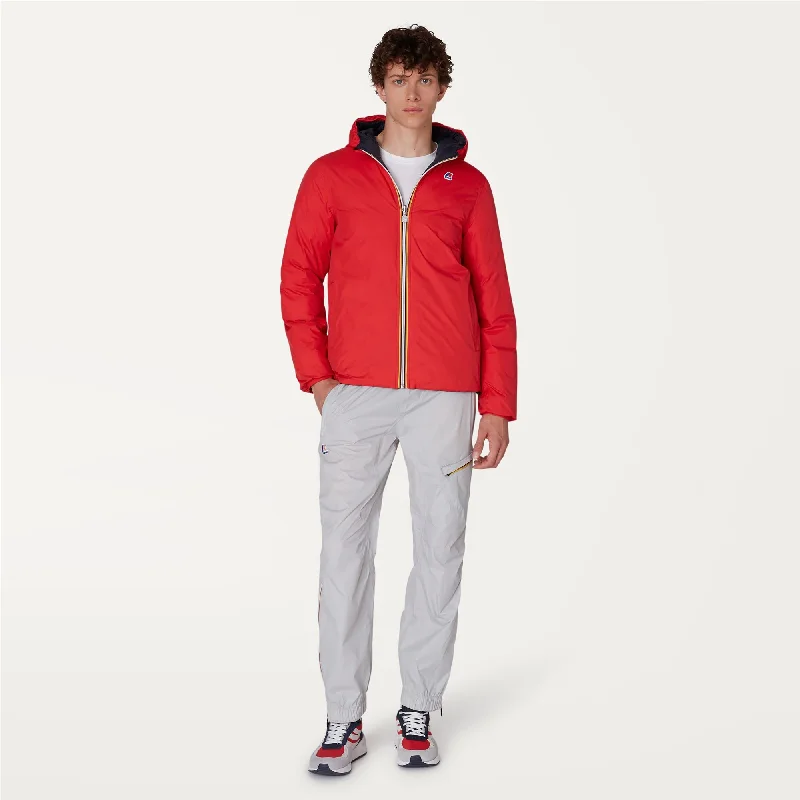 JACQUES THERMO PLUS.2 REVERSIBLE - Jackets - Short - Man - RED-BLUE DEPTH