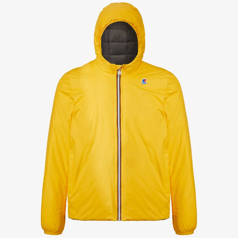 JACQUES THERMO PLUS.2 REVERSIBLE - Jackets - Short - Man - YELLOW SOLAR-GREY SMOKED