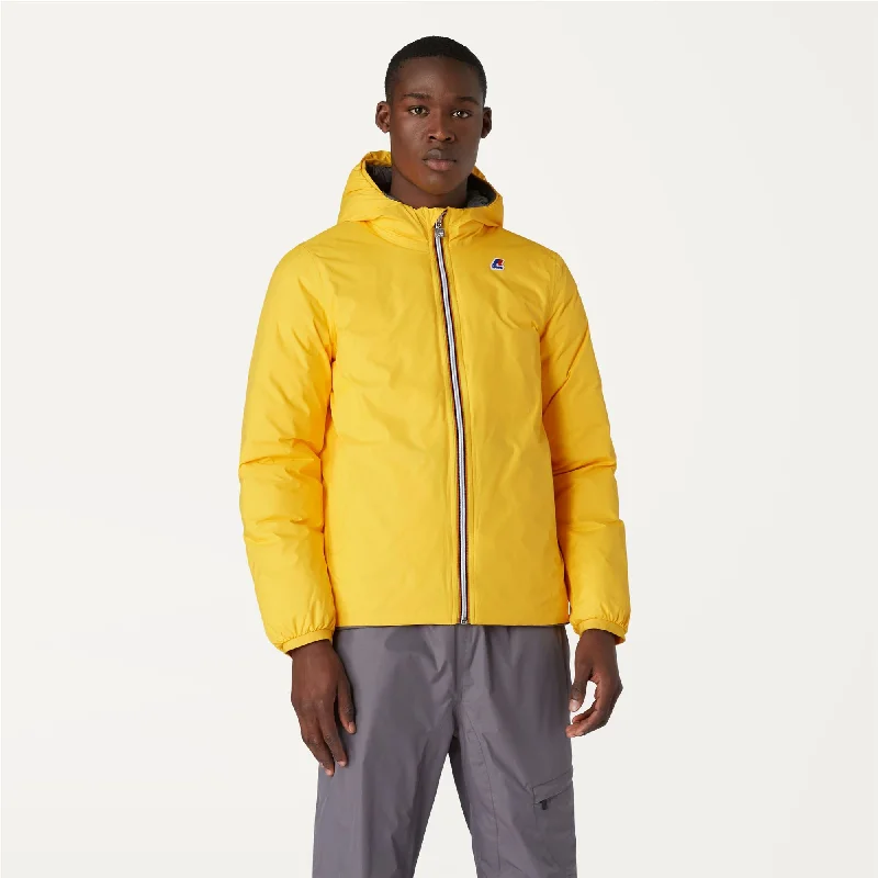 JACQUES THERMO PLUS.2 REVERSIBLE - Jackets - Short - Man - YELLOW SOLAR-GREY SMOKED