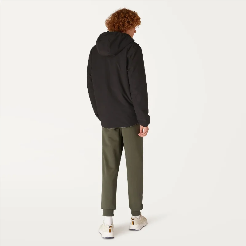 JACQUES WARM REVERSIBLE - Jackets - Short - Man - BLACK PURE-GREEN BLACKISH