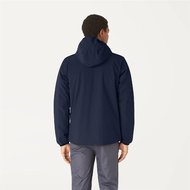 JACQUES WARM REVERSIBLE - Jackets - Short - Man - BLUE DEPTH-BLACK PURE