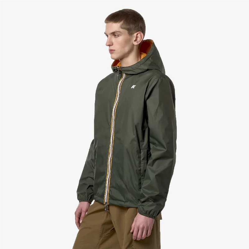 JAKE PLUS.2 REVERSIBLE - Jackets - Short - Man - GREEN B-ORANGE M