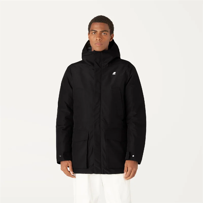 JOSHUA THERMO HEAVY - Jackets - Mid - Man - BLACK PURE-BLUE DEPTH