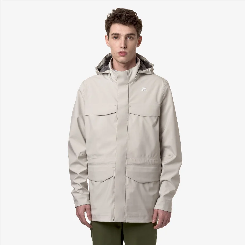 MANPHY BONDED JERSEY - Jackets - Mid - Man - BEIGE LT