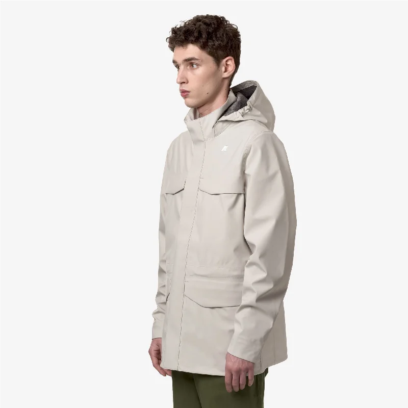 MANPHY BONDED JERSEY - Jackets - Mid - Man - BEIGE LT